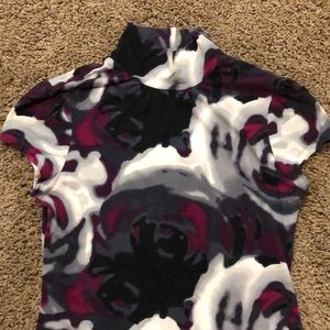 Express short sleeve mock turtleneck